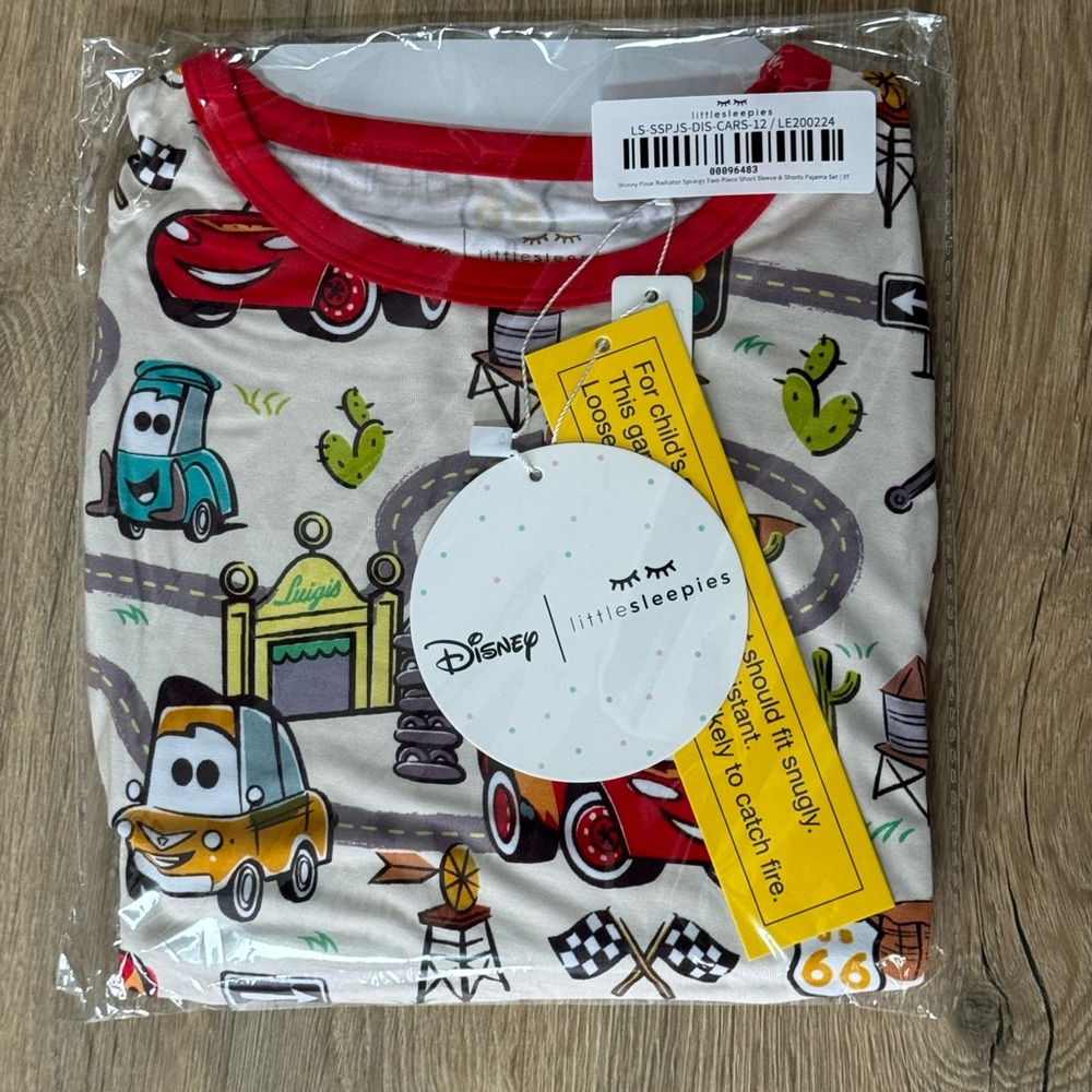 Disney Little Sleepies Cars Pajama Set